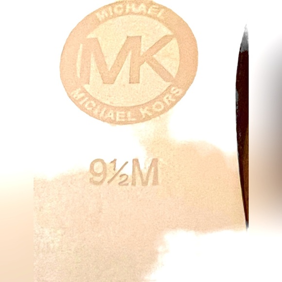 MICHAEL Michael Kors Carla Brown Leather Platform Sandals Size 9.5M - Picture 7 of 9